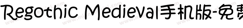Regothic Medieval手机版字体转换